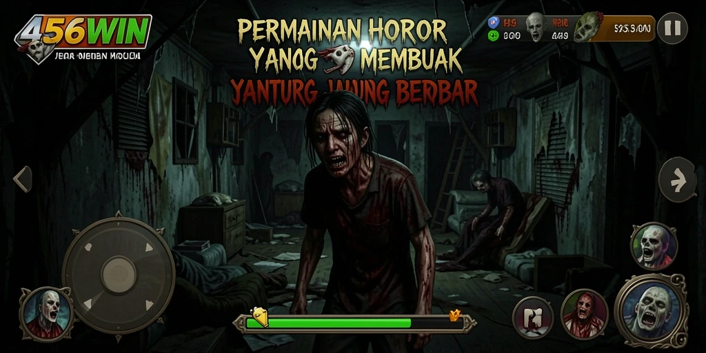 Gameplay menyeramkan 456WIN yang menegangkan dan mencekam.