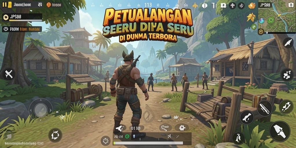 Screenshot gameplay Open World dari JPS88 yang memukau.
