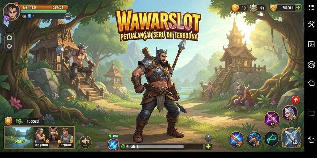 Tampilan gameplay seru dalam dunia terbuka WAWARSLOT.